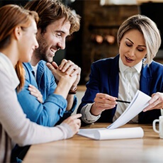 Illustration of loan process step 1