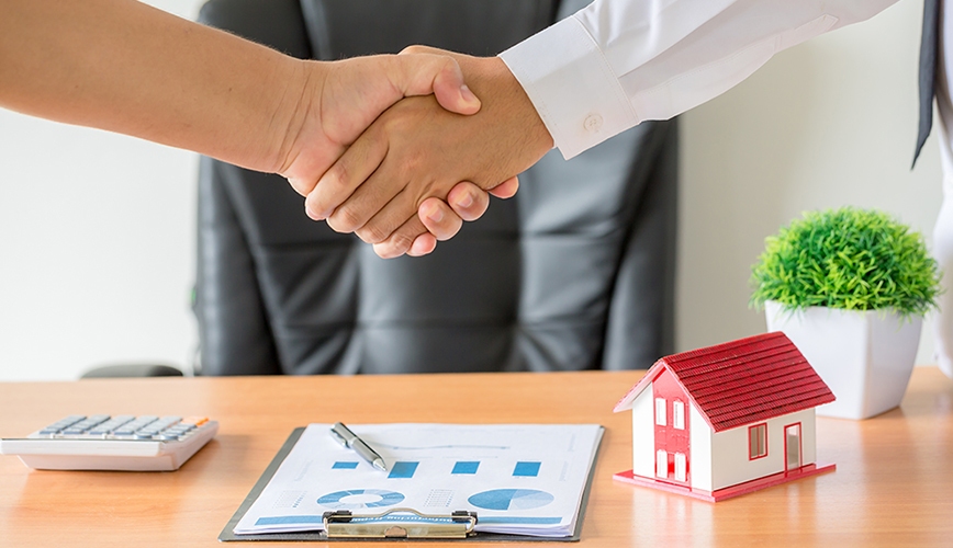 Mortgage process illustration